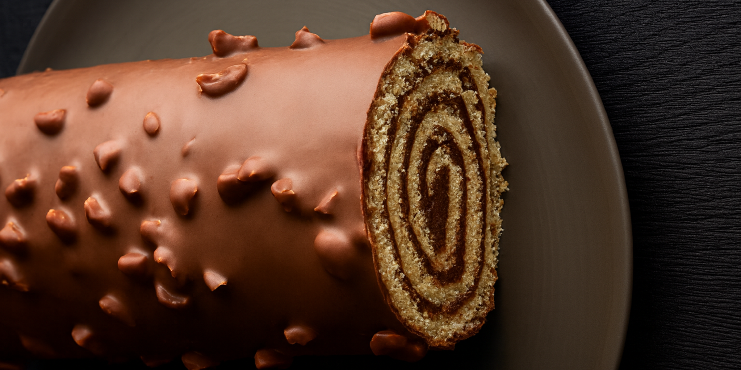 La bûche rocher noisette façon Cyril Lignac pour un Noël ultra gourmand
