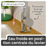 Robinet mitigeur cuisine Instmaier LEONA chromé