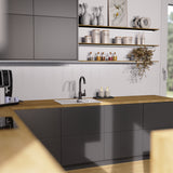 Robinet mitigeur cuisine Instmaier LEONA noir mat