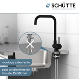 Robinet Rabattable Schütte WINDOW noir mat