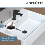Robinet salle de bain Schütte BOSTON noir mat