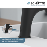 Robinet salle de bain Schütte BOSTON noir mat