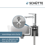 Robinet salle de bain Schütte LIVERPOOL chromé
