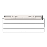 Panier tiroir télescopique Chromé pour meuble 60cm