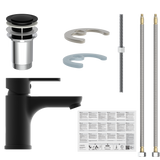 Robinet salle de bain Schütte DENVER noir mat