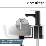 Robinet salle de bain Schütte DENVER noir mat