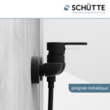 Mitigeur de douche Schütte DENVER noir mat