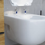 Abattant WC ovale en duroplast blanc avec frein de chute ALMA