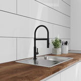 Robinet Douchette Schütte MIAMI noir mat