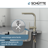 Robinet Douchette Schütte LONDON effet inox