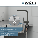 Robinet Douchette Schütte LONDON anthracite mat