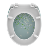 Abattant WC ovale en duroplast FLOWER IN THE WIND avec frein de chute