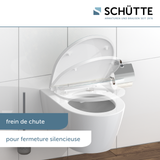 Abattant WC en duroplast gloss MAGIC LIGHT avec frein de chute Turquoise