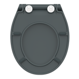 Abattant WC extra fin en duroplast SLIM avec frein de chute Anthracite