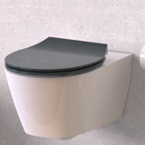Abattant WC extra fin en duroplast SLIM avec frein de chute Anthracite