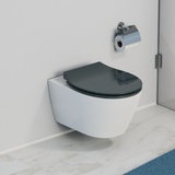 Abattant WC extra fin en duroplast SLIM avec frein de chute Anthracite