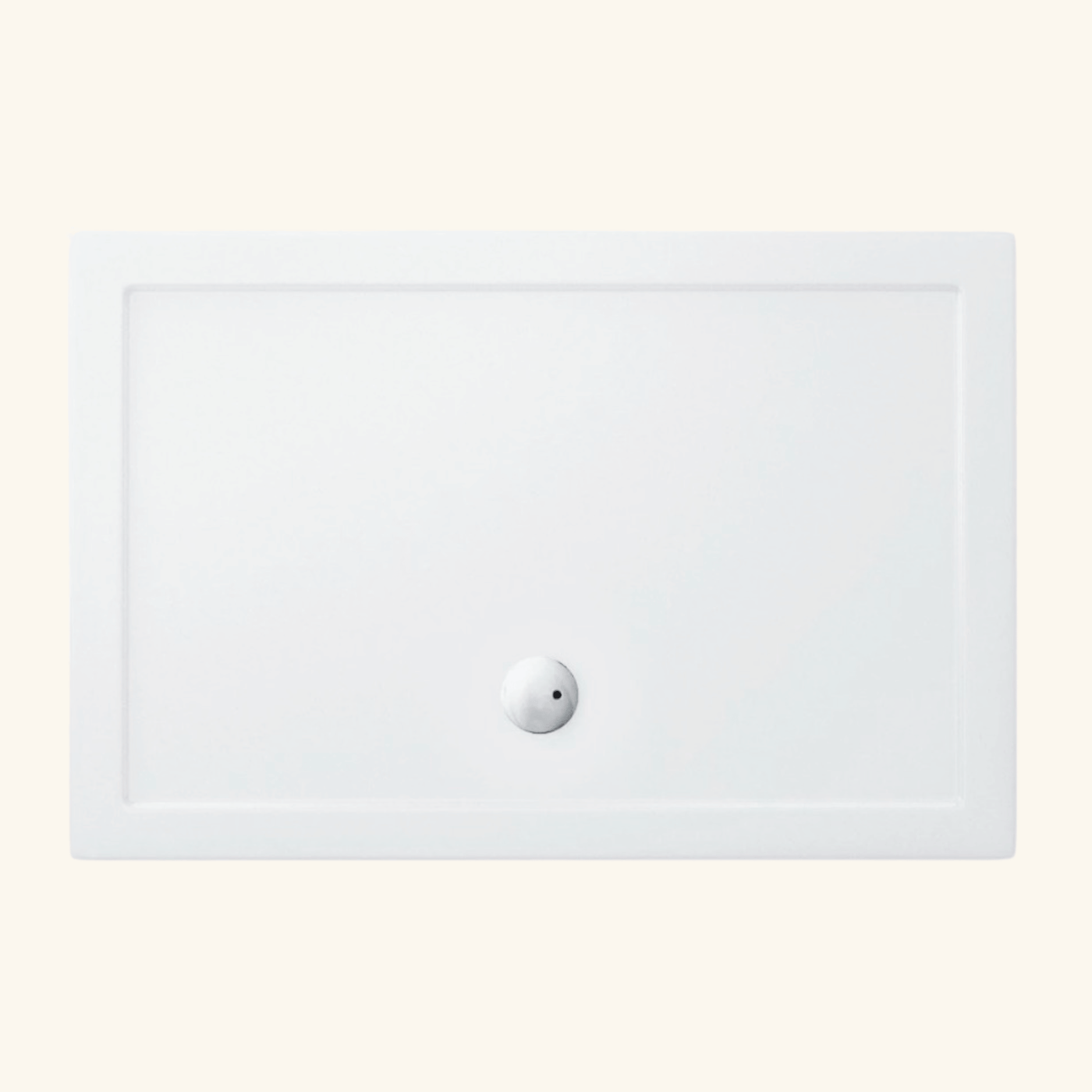 Receveur de douche extra-plat 120x80 cm Blanc - Antidérapant Classe C - Acrylique renforcé acier - Fabriqué en Suisse