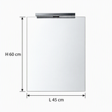 Miroir salle de bain lumineux LED ANATOLE l 45 x H 60 cm