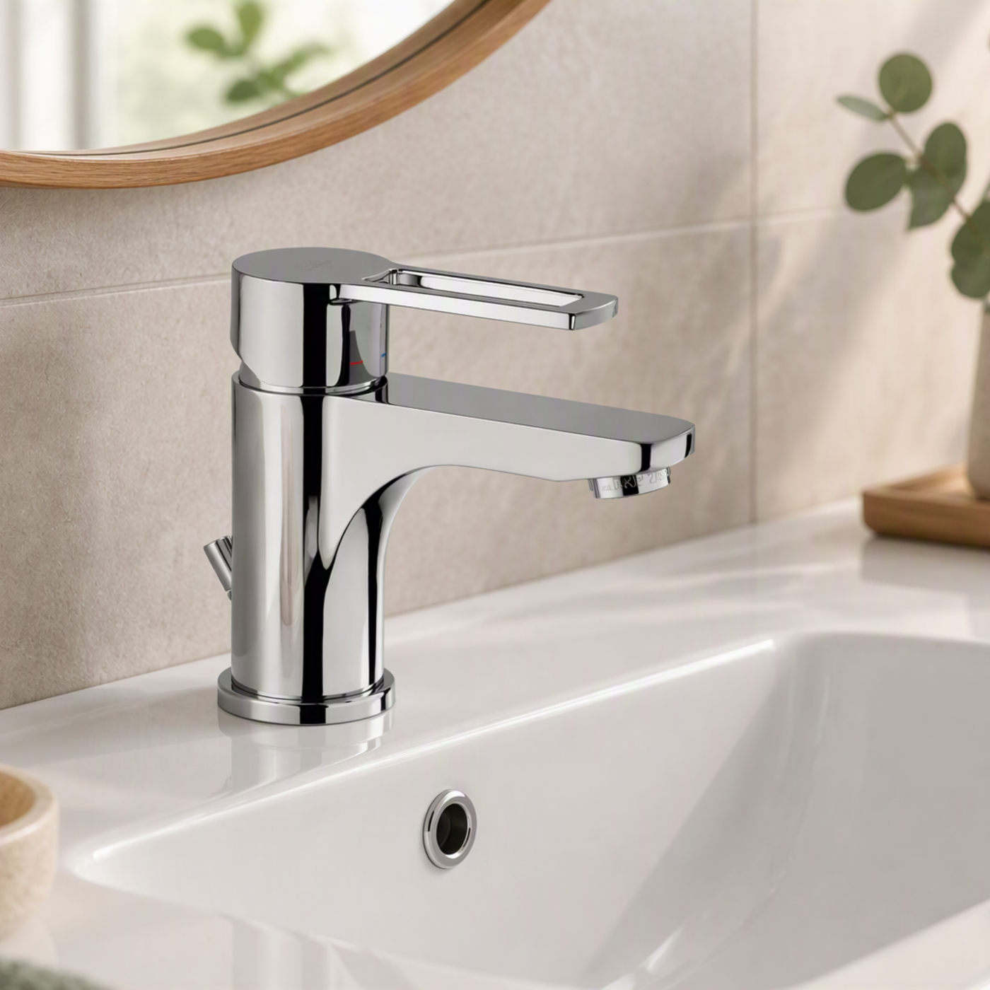 Robinet salle de bain FJORD chromé - robinet pour lavabo de salle de bain