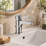 Robinet salle de bain FJORD chromé - robinet pour lavabo de salle de bain