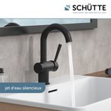 Robinet salle de bain Schütte CORNWALL noir mat