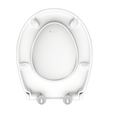 Abattant WC ovale en duroplast blanc avec frein de chute ALMA