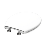 Abattant WC ovale en duroplast blanc avec frein de chute ALMA
