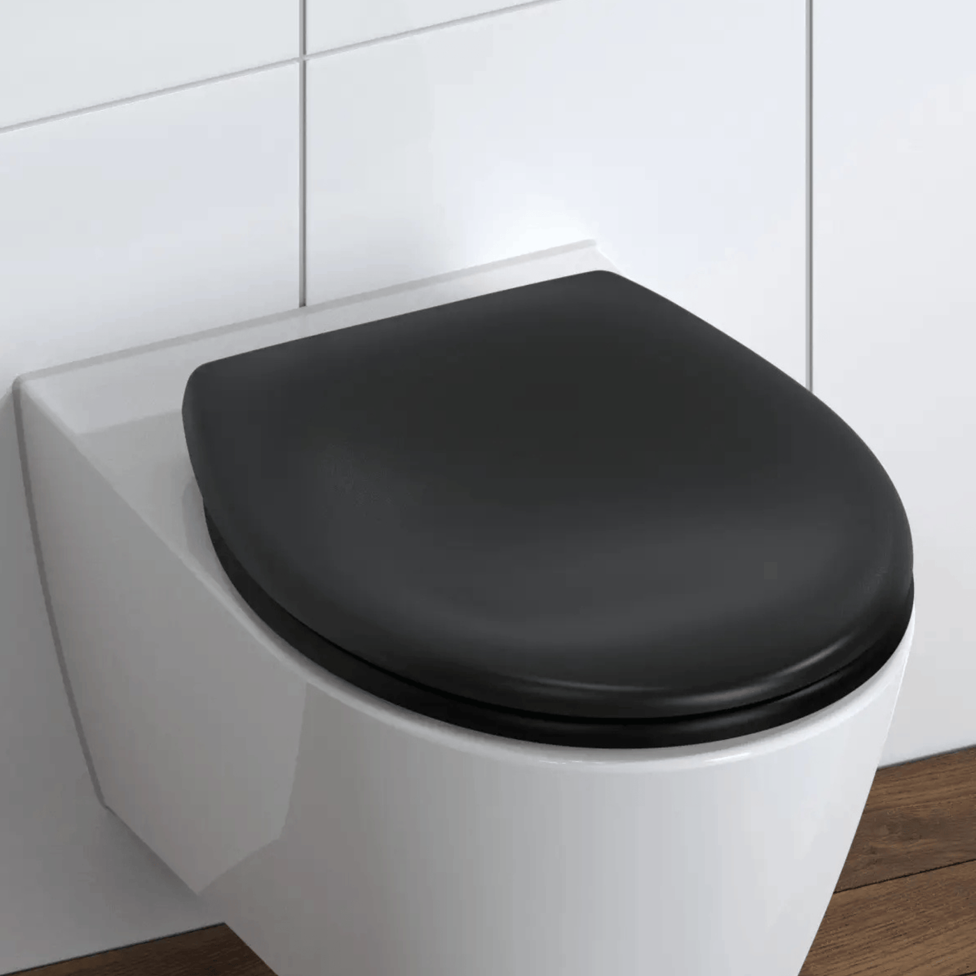Abattant WC Schütte en duroplast Noir