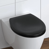 Abattant WC Schütte en duroplast Noir