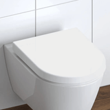 Abattant WC Schütte en duroplast Blanc avec Frein de Chute