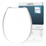 Abattant WC Schütte WHITE en duroplast Blanc