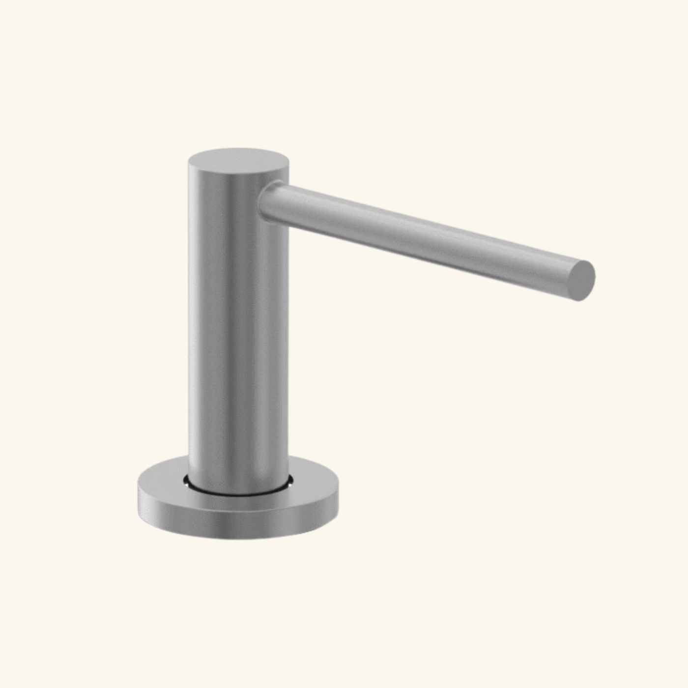 Distributeur savon cuisine encastrable inox massif gris perle Luisina BOBBY