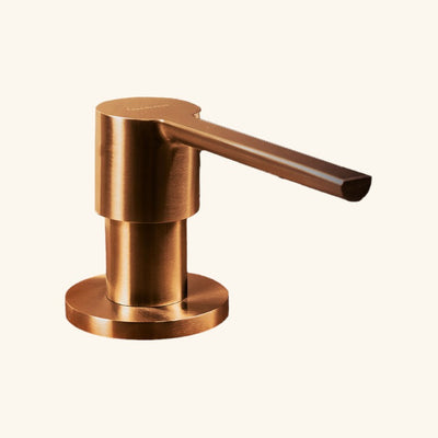 Distributeur savon cuisine encastrable Luisina inox massif cuivre