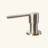 Distributeur savon cuisine encastrable Luisina inox doré or clair