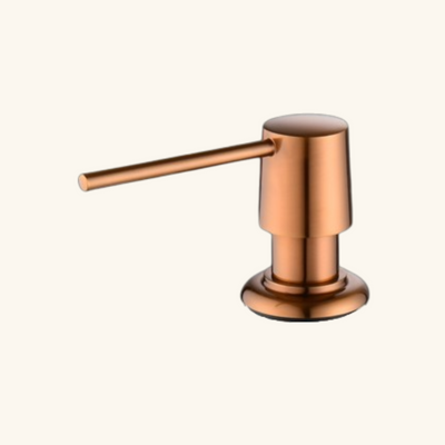 Distributeur savon cuisine encastrable Helika cuivre