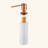 Distributeur savon cuisine encastrable Helika cuivre