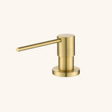 Distributeur savon cuisine encastrable Helika doré