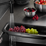 Passoire évier extensible colander Gefu DRENARE noir