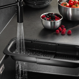 Passoire évier extensible colander Gefu DRENARE noir