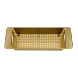 Passoire évier colander Luisina en Inox PVD doré