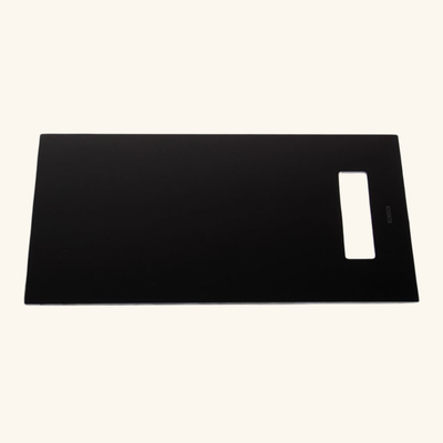 Grande planche à découper Schock en verre noir CLARA