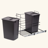 Poubelle cuisine PROMAX - poubelle encastrable 2 x 35 litres