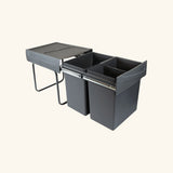 Poubelle cuisine JOKA - poubelle encastrable 2 x 20 litres