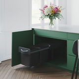 Poubelle cuisine NEXO - poubelle encastrable 2 x 16 litres