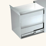 Poubelle cuisine SILKO 18 L - poubelle encastrable inox 1 x 18 litres