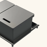 Poubelle cuisine CYCLO 41 L - poubelle de tri 1 x 16 et 1 x 25 litres