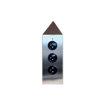 Prise cuisine BRIGHTON - Bloc 3 prises inox brossé