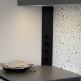 Prise cuisine ESQUINA - Multiprise 4 prises Soft Touch noir