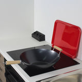 Prise cuisine BARRY - Bloc 3 prises Soft Touch noir