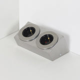 Prise cuisine BARRY - Double prise inox brossé